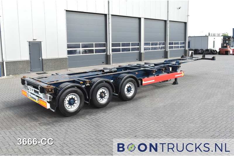 Krone SD BOX LINER | 2x20-40-45ft HC * LIFT AXLE * BPW/DISC * EXTENDABLE REAR * 10x AVAILABLE - Semirremolque portacontenedore/ Intercambiable: foto 1 Krone SD BOX LINER | 2x20-40-45ft HC * LIFT AXLE * BPW/DISC * EXTENDABLE REAR * 10x AVAILABLE - Semirremolque portacontenedore/ Intercambiable: foto 1