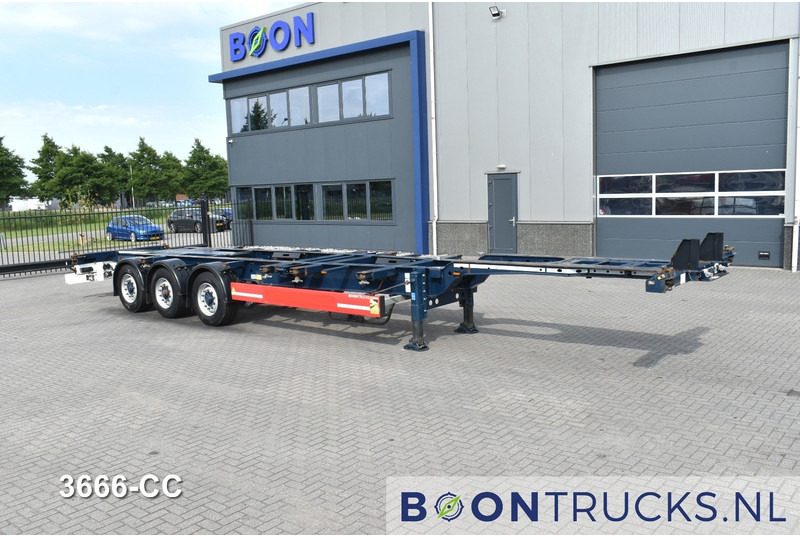 Krone SD BOX LINER | 2x20-40-45ft HC * LIFT AXLE * BPW/DISC * EXTENDABLE REAR * 10x AVAILABLE - Semirremolque portacontenedore/ Intercambiable: foto 4 Krone SD BOX LINER | 2x20-40-45ft HC * LIFT AXLE * BPW/DISC * EXTENDABLE REAR * 10x AVAILABLE - Semirremolque portacontenedore/ Intercambiable: foto 4