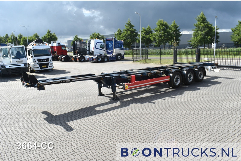 Krone SD BOX LINER | 2x20-40-45ft HC * LIFT AXLE * BPW/DISC * EXTENDABLE REAR * 7x AVAILABLE - Semirremolque portacontenedore/ Intercambiable: foto 5 Krone SD BOX LINER | 2x20-40-45ft HC * LIFT AXLE * BPW/DISC * EXTENDABLE REAR * 7x AVAILABLE - Semirremolque portacontenedore/ Intercambiable: foto 5