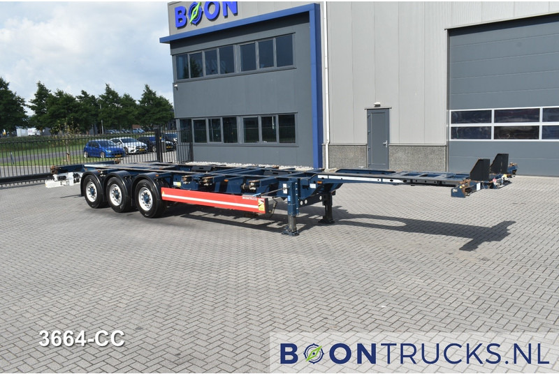 Krone SD BOX LINER | 2x20-40-45ft HC * LIFT AXLE * BPW/DISC * EXTENDABLE REAR * 7x AVAILABLE - Semirremolque portacontenedore/ Intercambiable: foto 4 Krone SD BOX LINER | 2x20-40-45ft HC * LIFT AXLE * BPW/DISC * EXTENDABLE REAR * 7x AVAILABLE - Semirremolque portacontenedore/ Intercambiable: foto 4