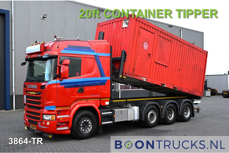 Scania R450 8x2 | EURO6 * CONTAINER TRANSPORT * 20ft TIPPING * NL TRUCK * APK 02-2026 - Camión portacontenedore/ Intercambiable: foto 1 Scania R450 8x2 | EURO6 * CONTAINER TRANSPORT * 20ft TIPPING * NL TRUCK * APK 02-2026 - Camión portacontenedore/ Intercambiable: foto 1