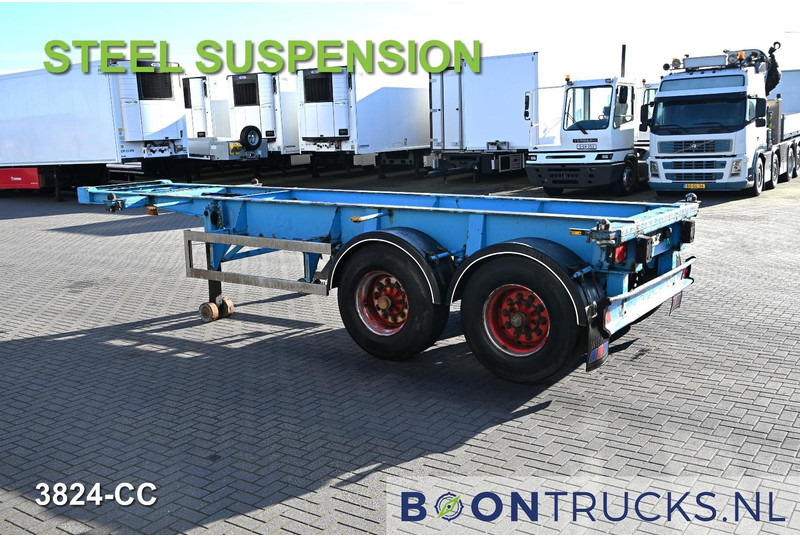 Schweriner Nutzfahrzeuge CS 20 CHASSIS | 20 ft * STEEL SUSPENSION * BPW/DRUM * 9x AVAILABLE - Semirremolque portacontenedore/ Intercambiable: foto 2 Schweriner Nutzfahrzeuge CS 20 CHASSIS | 20 ft * STEEL SUSPENSION * BPW/DRUM * 9x AVAILABLE - Semirremolque portacontenedore/ Intercambiable: foto 2