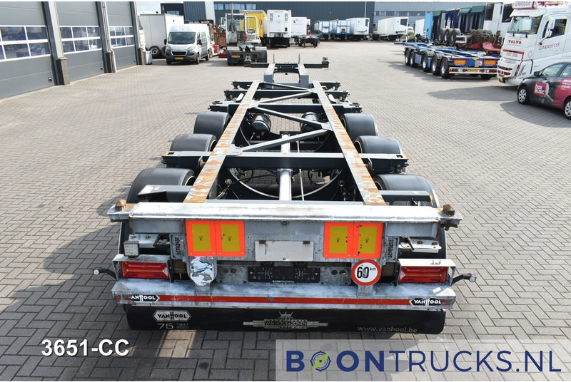 Semirremolque portacontenedore/ Intercambiable Van Hool A3C002 2x20-30-40-45ft HC * LIFT AXLE * SAF / DISC * EXTENDABLE REAR: foto 6
