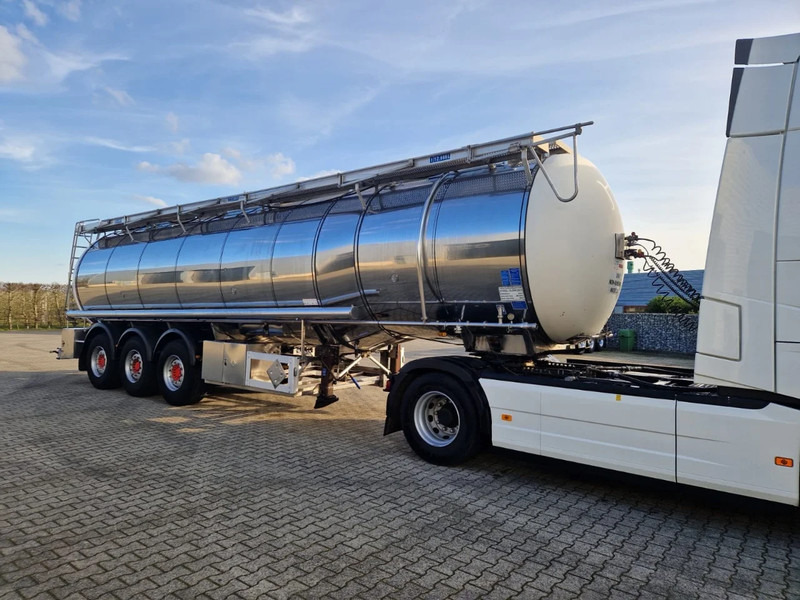 Semirremolque cisterna Feldbinder 38000 liter 3 kamer tankoplegger met CIP Leiding: foto 6