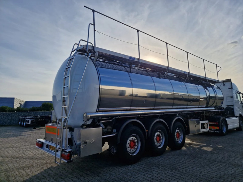 Feldbinder 38000 liter 3 kamer tankoplegger met CIP Leiding - Semirremolque cisterna: foto 5 Feldbinder 38000 liter 3 kamer tankoplegger met CIP Leiding - Semirremolque cisterna: foto 5