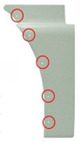 FR MUDGUARD REAR PART, LH (SMC) MS140208, 81612100443 - Guardabarros para Camión: foto 1 FR MUDGUARD REAR PART, LH (SMC) MS140208, 81612100443 - Guardabarros para Camión: foto 1