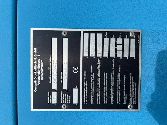 Compair MA-351 A - Compresor de aire: foto 5 Compair MA-351 A - Compresor de aire: foto 5