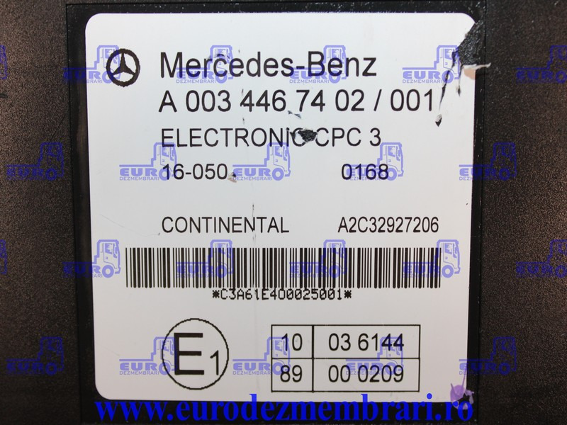 CALCULATOR CPC3 MERCEDES ACTROS MP4 A0034467402, A0034467502, A0034467702 - Unidad de control para Camión: foto 3 CALCULATOR CPC3 MERCEDES ACTROS MP4 A0034467402, A0034467502, A0034467702 - Unidad de control para Camión: foto 3