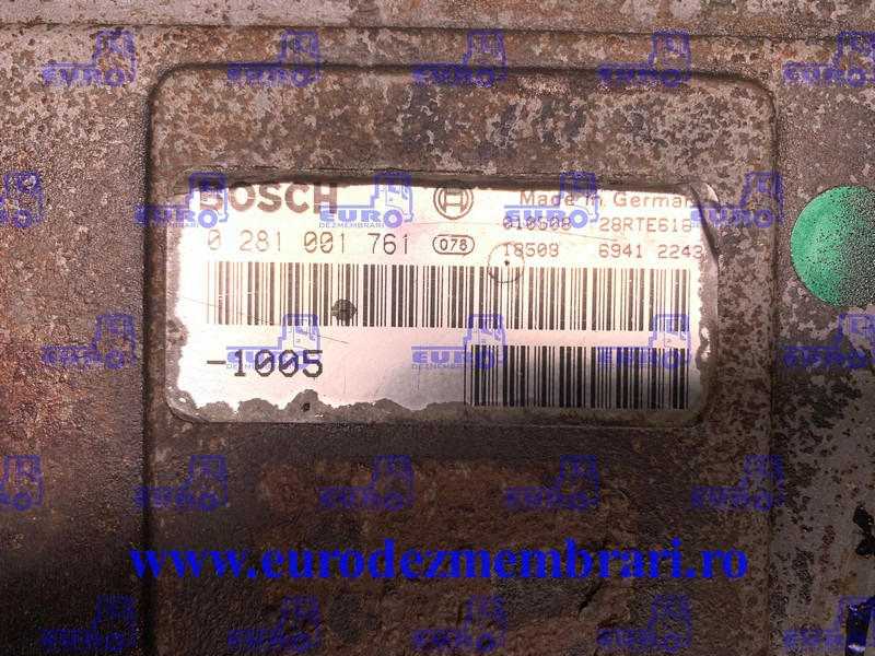 CALCULATOR KIT PORNIRE MAN TGA D28 510CP 0281001761 - Unidad de control para Camión: foto 2 CALCULATOR KIT PORNIRE MAN TGA D28 510CP 0281001761 - Unidad de control para Camión: foto 2