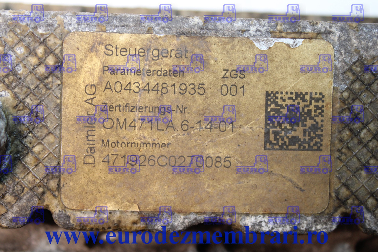 CALCULATOR MOTOR MERCEDES ACTROS OM471LA A0014466235, A0434481935 - Unidad de control para Camión: foto 2 CALCULATOR MOTOR MERCEDES ACTROS OM471LA A0014466235, A0434481935 - Unidad de control para Camión: foto 2