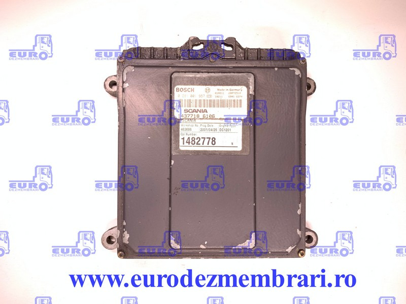 CALCULATOR MOTOR SCANIA 1482778, 0281001957, 1482460 - Unidad de control para Camión: foto 1 CALCULATOR MOTOR SCANIA 1482778, 0281001957, 1482460 - Unidad de control para Camión: foto 1