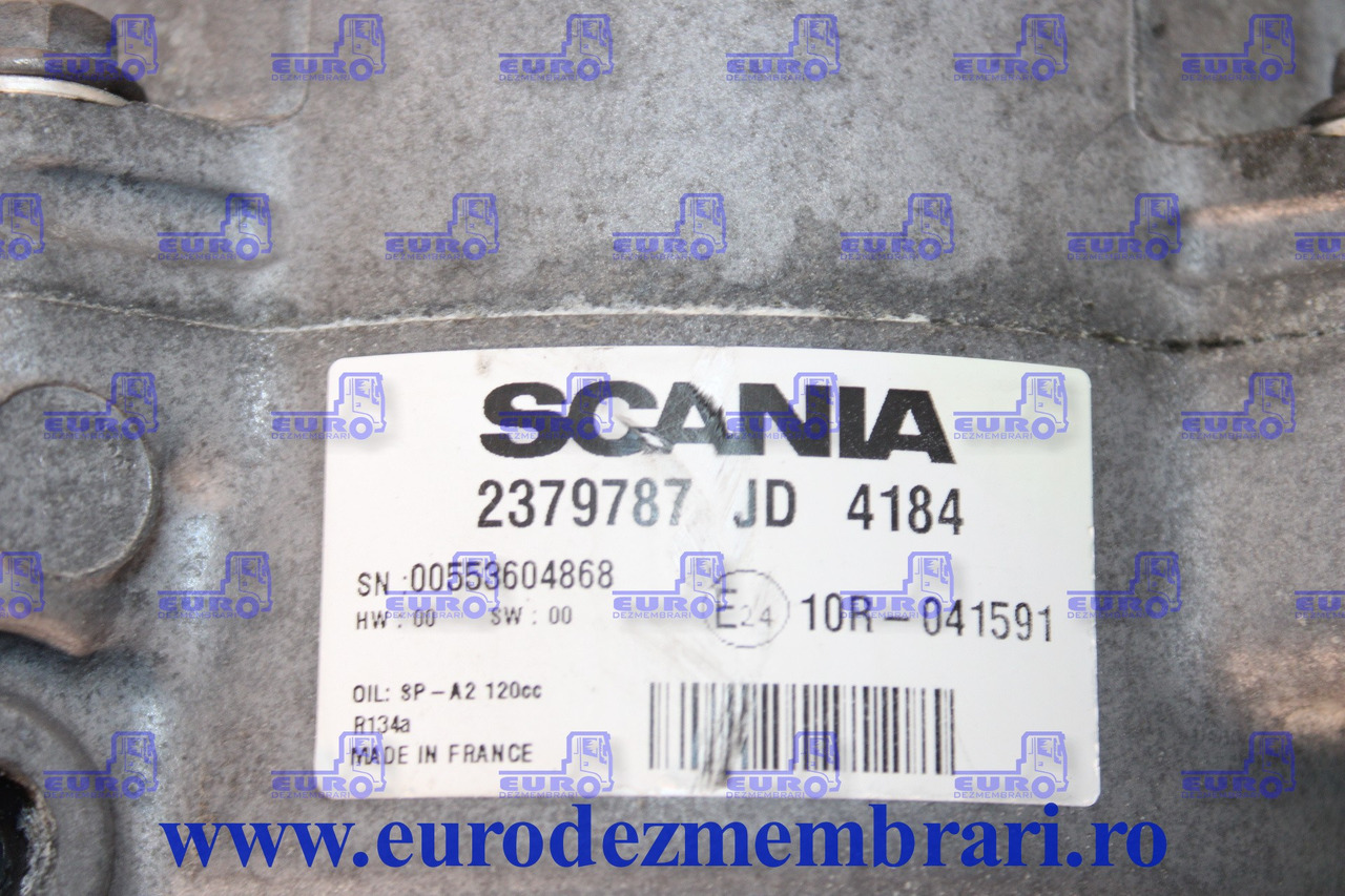 COMPRESOR CLIMA STATIONARE SCANIA 2379787 - Compresor de aire acondicionado para Camión: foto 2 COMPRESOR CLIMA STATIONARE SCANIA 2379787 - Compresor de aire acondicionado para Camión: foto 2