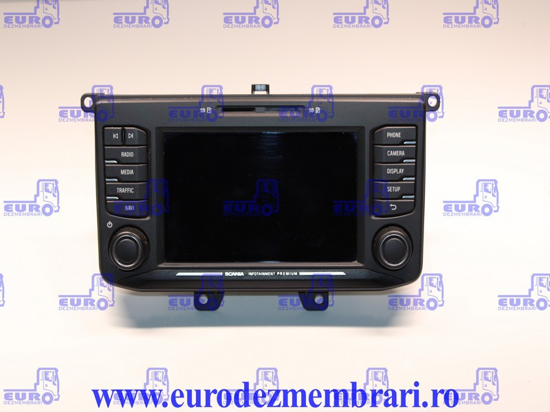 ELEMENT BORD UNITATE MULTIMEDIA SCANIA NGS 2583774, 2594721, 2735760, 2635711, 2783088, 2819278, 2819281 - Salpicadero para Camión: foto 1 ELEMENT BORD UNITATE MULTIMEDIA SCANIA NGS 2583774, 2594721, 2735760, 2635711, 2783088, 2819278, 2819281 - Salpicadero para Camión: foto 1