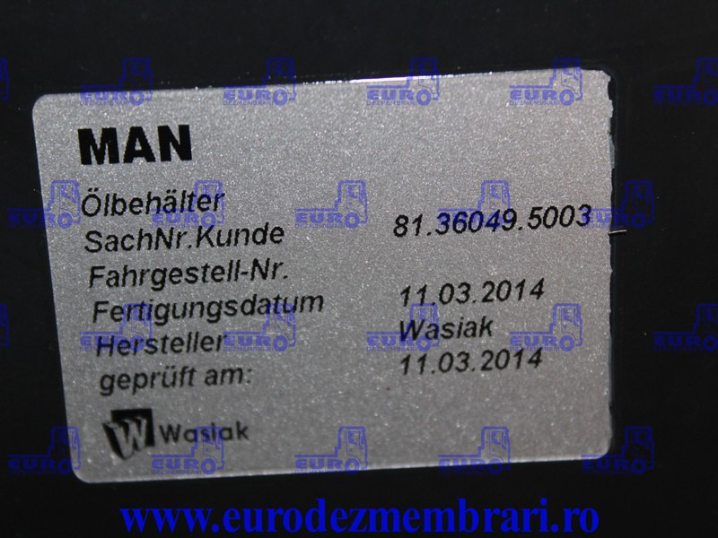 REZERVOR ULEI HIDRAULIC MAN TGS HYDRODRIVE 81.36049.5003, 81.36049.5000 - Depósito hidráulico para Camión: foto 3 REZERVOR ULEI HIDRAULIC MAN TGS HYDRODRIVE 81.36049.5003, 81.36049.5000 - Depósito hidráulico para Camión: foto 3