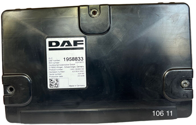 DAF 2015 - Unidad de control: foto 1 DAF 2015 - Unidad de control: foto 1