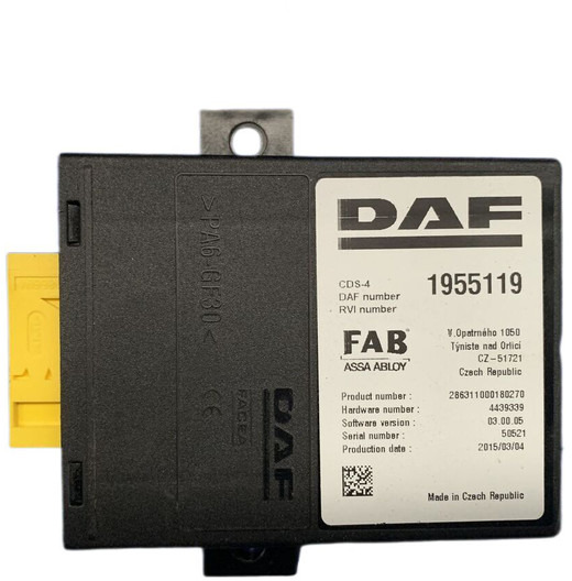 DAF FAB 1955119 - Unidad de control: foto 1 DAF FAB 1955119 - Unidad de control: foto 1
