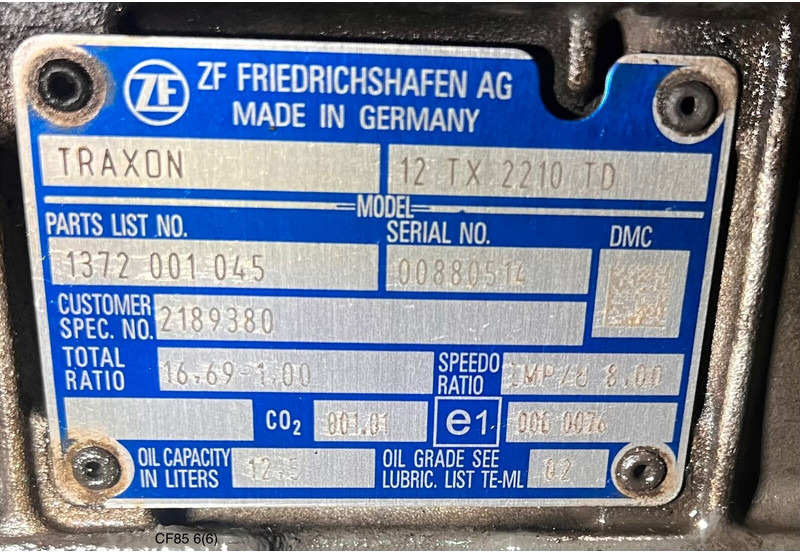 DAF - Caja de cambios: foto 5 DAF - Caja de cambios: foto 5