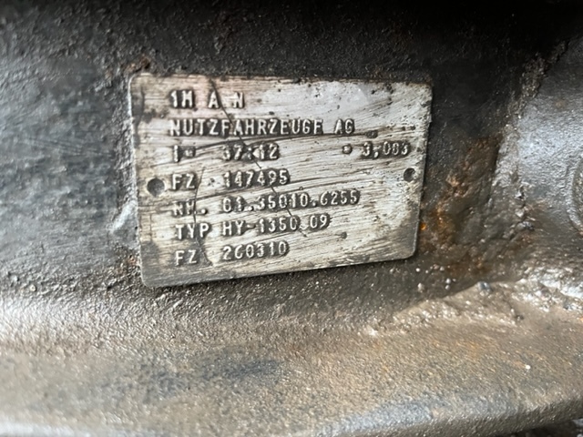 MAN TGX Typ 1350 - Eje posterior para Camión: foto 2 MAN TGX Typ 1350 - Eje posterior para Camión: foto 2