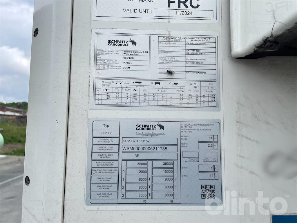 Doppelstockkühler Schmitz-Cargobull SCB*S3B, SKO 24/L - 13,4 FP 60 Cool (2018) - Semirremolque frigorífico: foto 5 Doppelstockkühler Schmitz-Cargobull SCB*S3B, SKO 24/L - 13,4 FP 60 Cool (2018) - Semirremolque frigorífico: foto 5