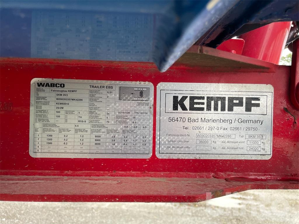 Kempf SKM35/3 - Semirremolque volquete: foto 5 Kempf SKM35/3 - Semirremolque volquete: foto 5