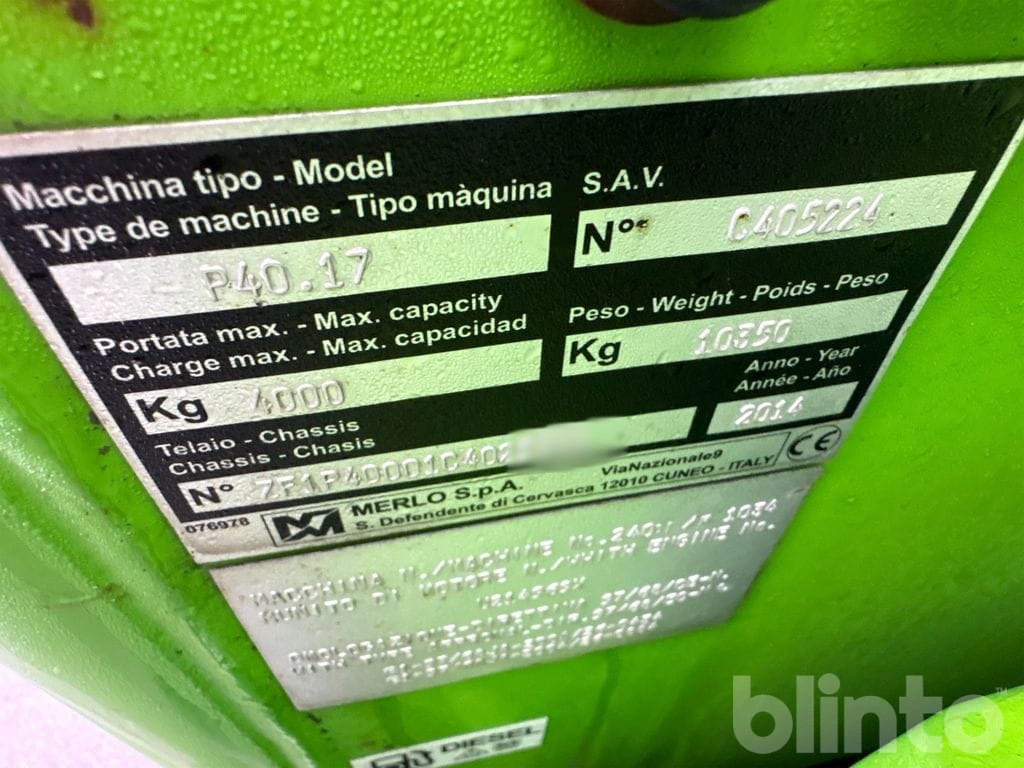 Manipulador telescópico Merlo P40.17: foto 38