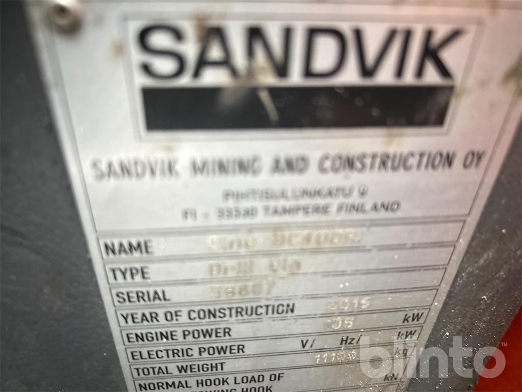 Perforadora SANDVIK DINO DC 400 RI / BORRIGG: foto 45