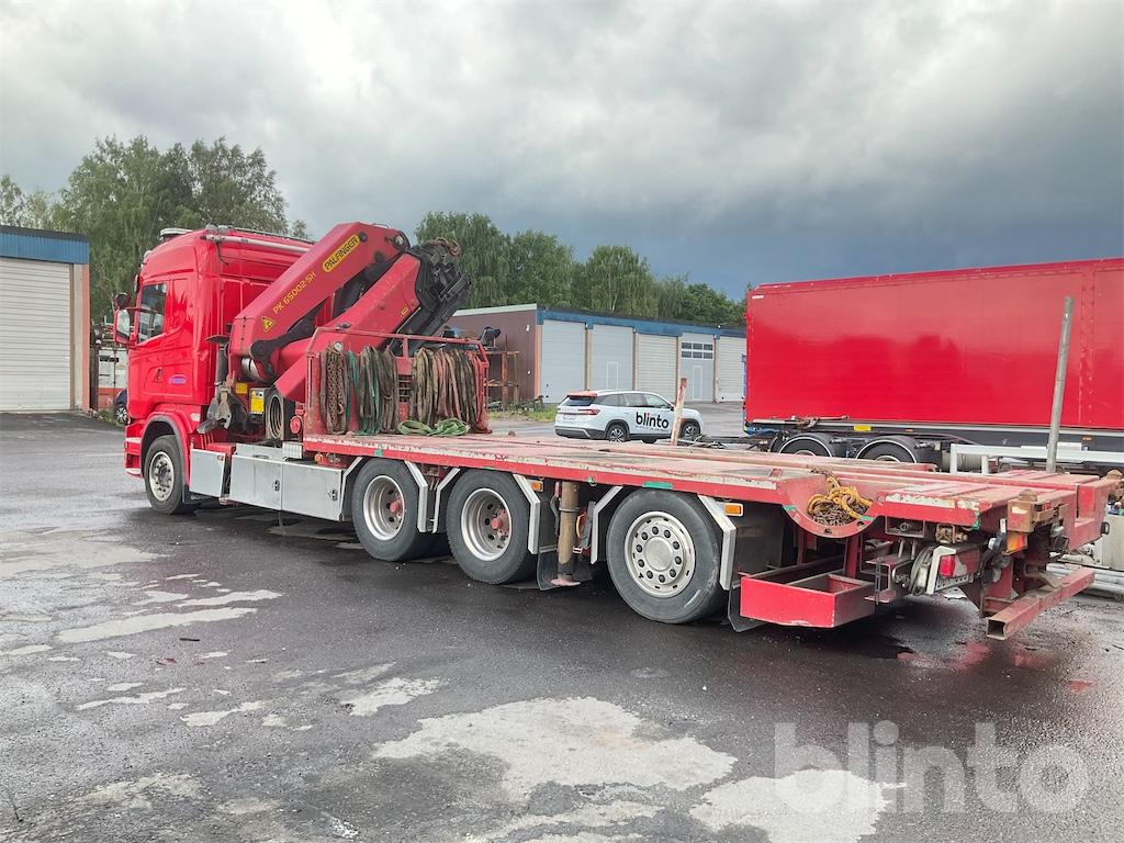SCANIA R450 - Camión portacontenedore/ Intercambiable, Camión grúa: foto 1 SCANIA R450 - Camión portacontenedore/ Intercambiable, Camión grúa: foto 1