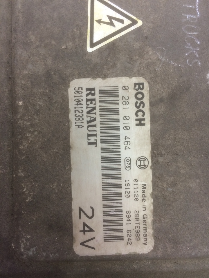 CENTRALINA MOTORE EDC - RENAULT PREMIUM - RIF. RENAULT 5010412381A - RIF. BOSCH 0281010464 - Unidad de control: foto 2 CENTRALINA MOTORE EDC - RENAULT PREMIUM - RIF. RENAULT 5010412381A - RIF. BOSCH 0281010464 - Unidad de control: foto 2