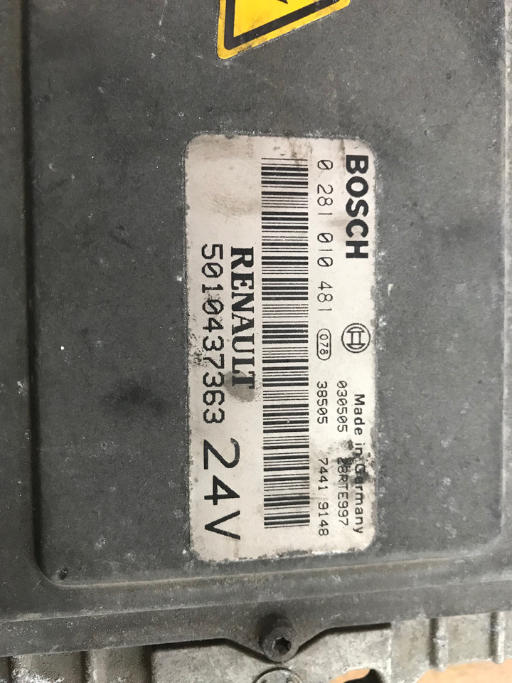 CENTRALINA MOTORE EDC - RIF. RENAULT 5010437363 - RIF. BOSCH 0281010481 - Unidad de control: foto 2 CENTRALINA MOTORE EDC - RIF. RENAULT 5010437363 - RIF. BOSCH 0281010481 - Unidad de control: foto 2