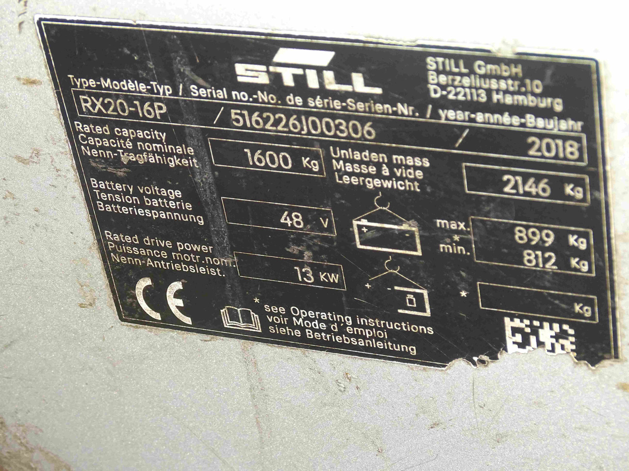 Still RX20-16P - Carretilla elevadora eléctrica: foto 5 Still RX20-16P - Carretilla elevadora eléctrica: foto 5
