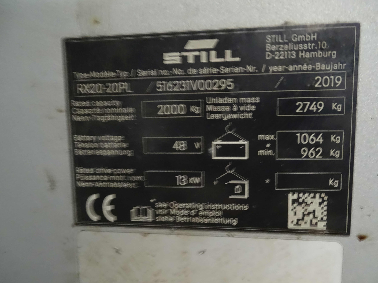 Still RX20-20PL - Carretilla elevadora eléctrica: foto 5 Still RX20-20PL - Carretilla elevadora eléctrica: foto 5