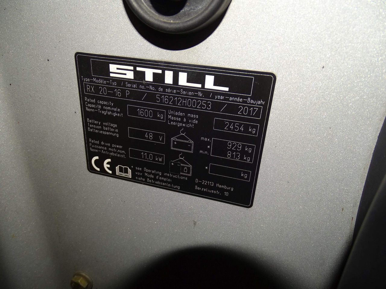 Still RX2016P - Carretilla elevadora eléctrica: foto 5 Still RX2016P - Carretilla elevadora eléctrica: foto 5