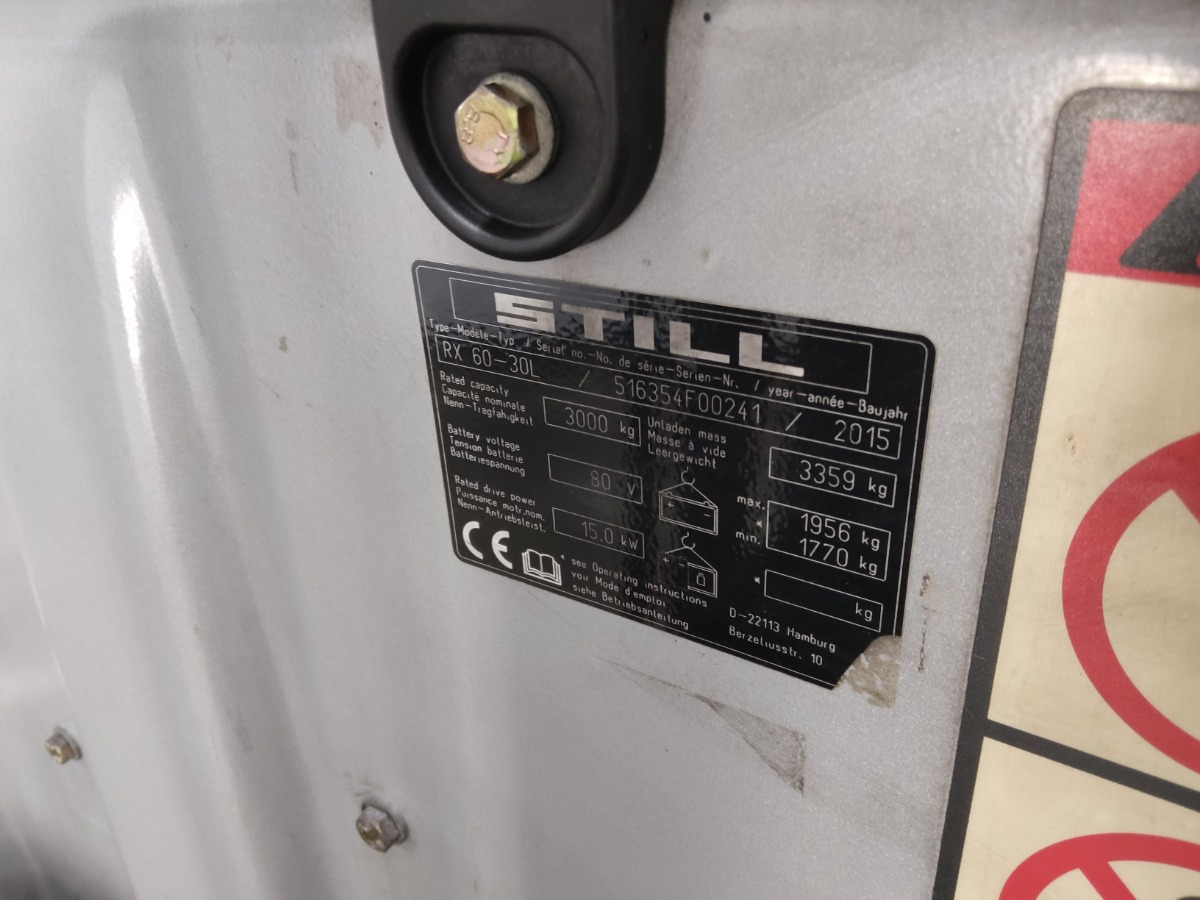 Leasing para Still RX60-30L Still RX60-30L: foto 9 Leasing para Still RX60-30L Still RX60-30L: foto 9