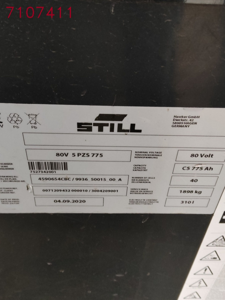 Still RX60-30L/BATT.NEU - Carretilla elevadora eléctrica: foto 5 Still RX60-30L/BATT.NEU - Carretilla elevadora eléctrica: foto 5