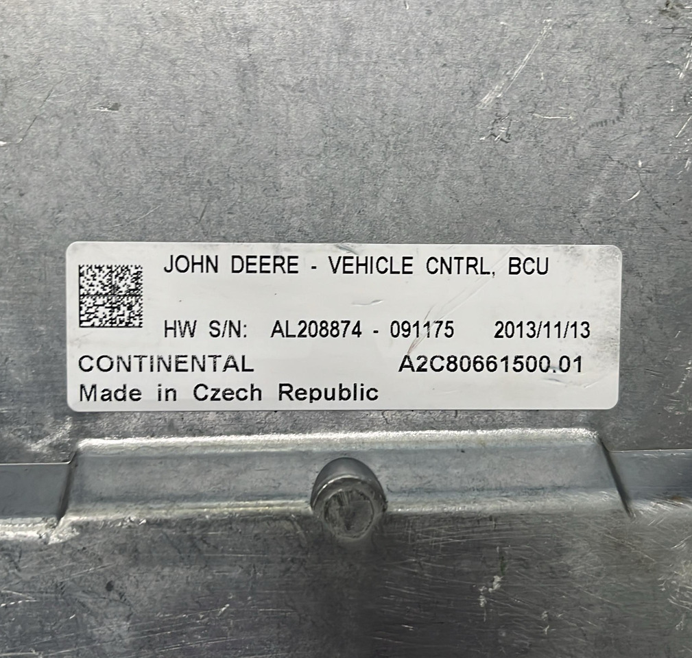 John Deere ECU AL208874 - Unidad de control: foto 4 John Deere ECU AL208874 - Unidad de control: foto 4