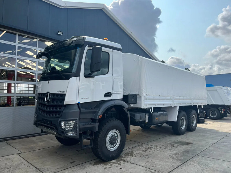 Mercedes-Benz Arocs 3340 A 6x6 Cargo Truck - Camión lona: foto 1 Mercedes-Benz Arocs 3340 A 6x6 Cargo Truck - Camión lona: foto 1