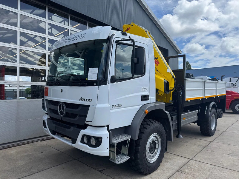Mercedes-Benz Atego Atego 1725 4x4 Flatbed with Hyva HB120 Crane - Camión grúa: foto 3 Mercedes-Benz Atego Atego 1725 4x4 Flatbed with Hyva HB120 Crane - Camión grúa: foto 3