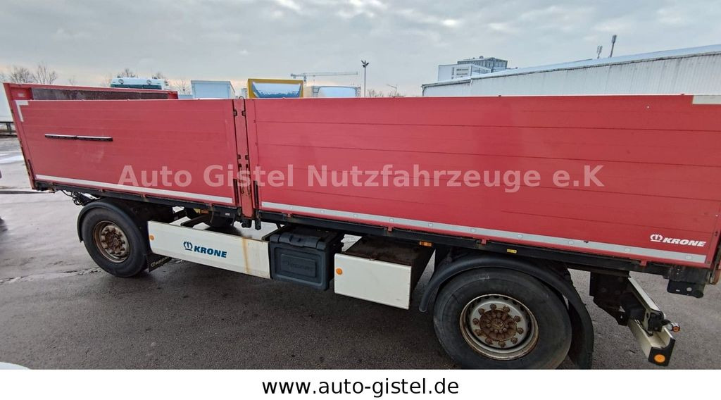Krone AZ Baustoffpritsche*Luft*385/65 - Remolque plataforma/ Caja abierta: foto 2 Krone AZ Baustoffpritsche*Luft*385/65 - Remolque plataforma/ Caja abierta: foto 2