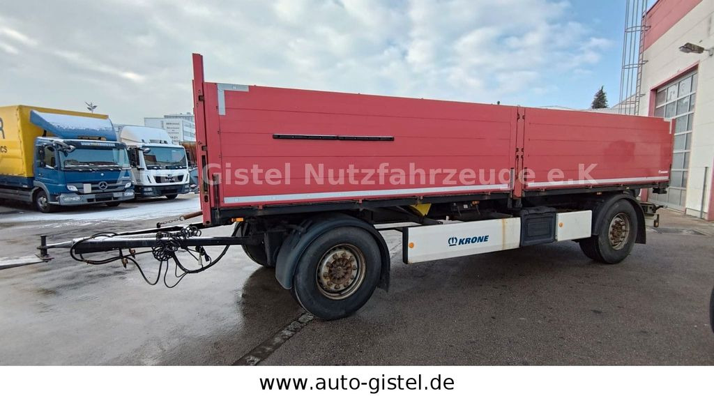 Krone AZ Baustoffpritsche*Luft*385/65 - Remolque plataforma/ Caja abierta: foto 5 Krone AZ Baustoffpritsche*Luft*385/65 - Remolque plataforma/ Caja abierta: foto 5