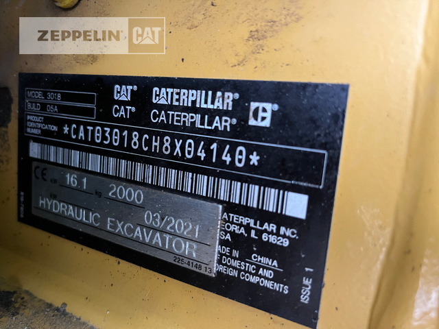 Miniexcavadora Cat 301.8-05A: foto 8 Miniexcavadora Cat 301.8-05A: foto 8