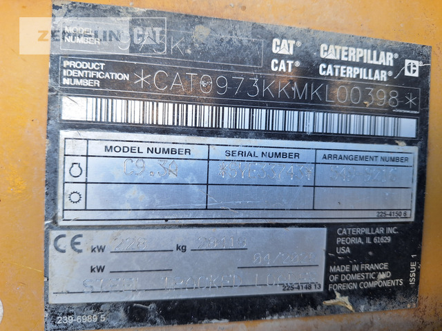 Cargadora de cadenas Cat 973K: foto 31