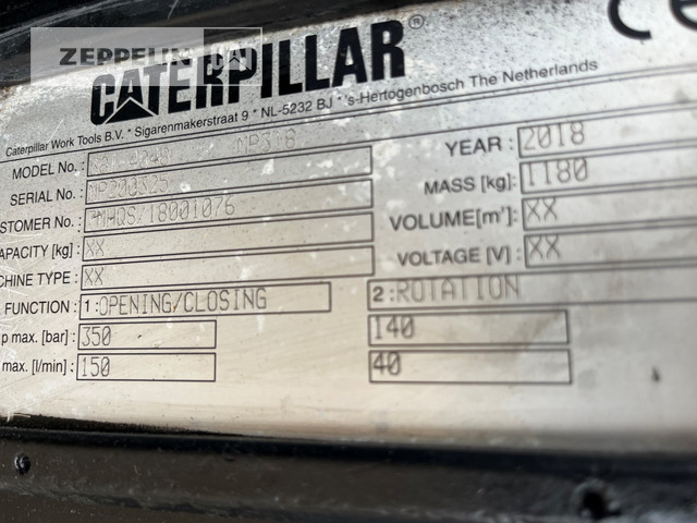 Cat MP318 - Cizalla de demolición: foto 4 Cat MP318 - Cizalla de demolición: foto 4