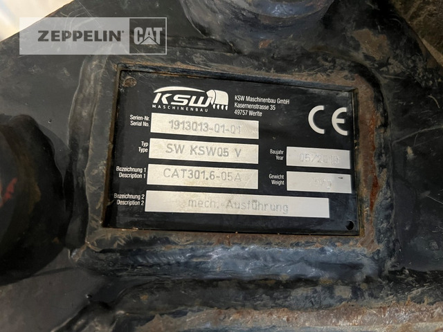 KSW Maschinenbau GmbH Schnellwechsler CW05 - Acoplamiento rápido para Maquinaria de construcción: foto 2 KSW Maschinenbau GmbH Schnellwechsler CW05 - Acoplamiento rápido para Maquinaria de construcción: foto 2