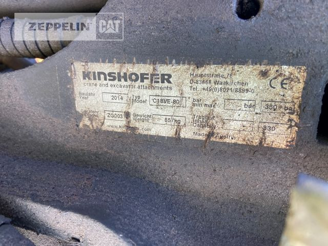 Kinshofer Greifer Kinsho 800mm - Cuchara de mordazas para Maquinaria de construcción: foto 4 Kinshofer Greifer Kinsho 800mm - Cuchara de mordazas para Maquinaria de construcción: foto 4