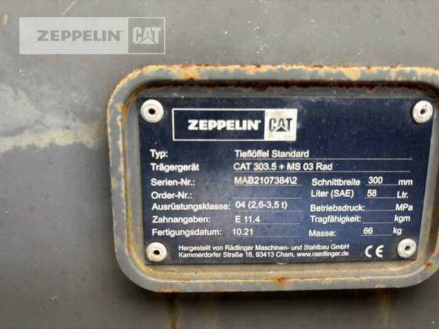 Raedlinger TL300 - Cazo para Maquinaria de construcción: foto 5 Raedlinger TL300 - Cazo para Maquinaria de construcción: foto 5