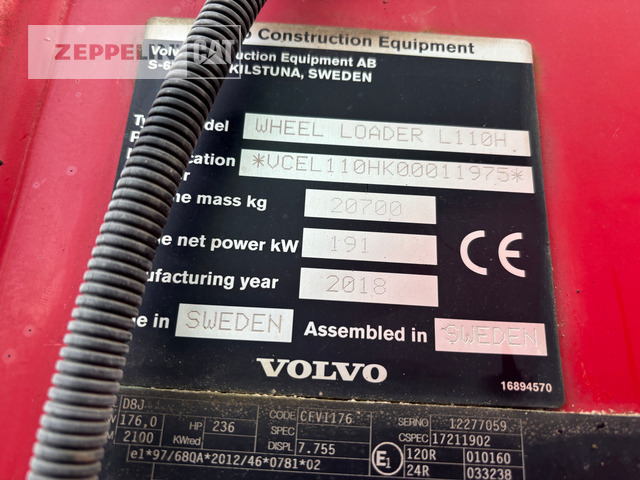 Volvo L110H - Cargadora de ruedas: foto 2 Volvo L110H - Cargadora de ruedas: foto 2