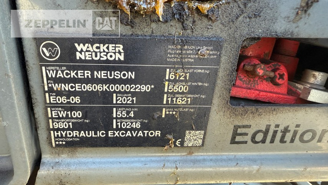 Wacker EW100 - Excavadora de ruedas: foto 5 Wacker EW100 - Excavadora de ruedas: foto 5