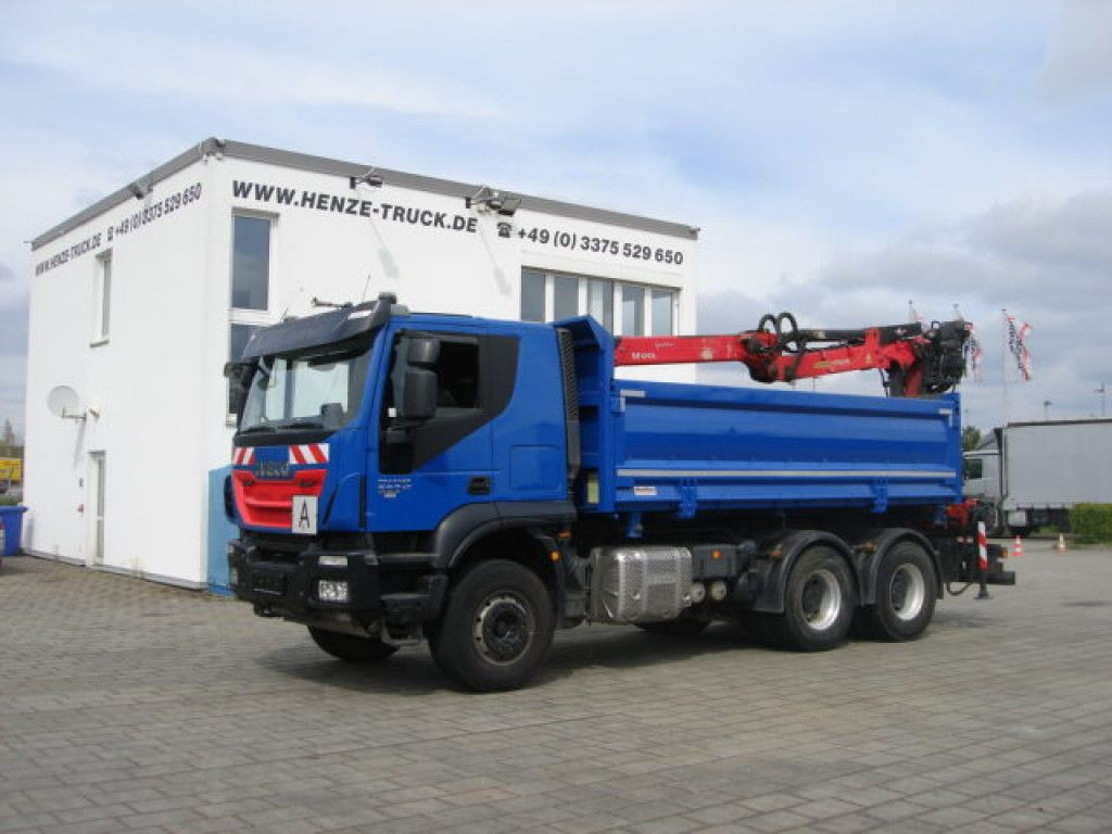 Iveco TRACKER 260T50 6x4 3-Achs Kipper Heckkran Espilo - Camión volquete, Camión grúa: foto 5 Iveco TRACKER 260T50 6x4 3-Achs Kipper Heckkran Espilo - Camión volquete, Camión grúa: foto 5