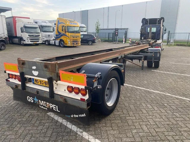 Remolque portacontenedore/ Intercambiable GS container aanhangen type gsaic 2000L, luchtgeveerd. 10 tons assen.: foto 6