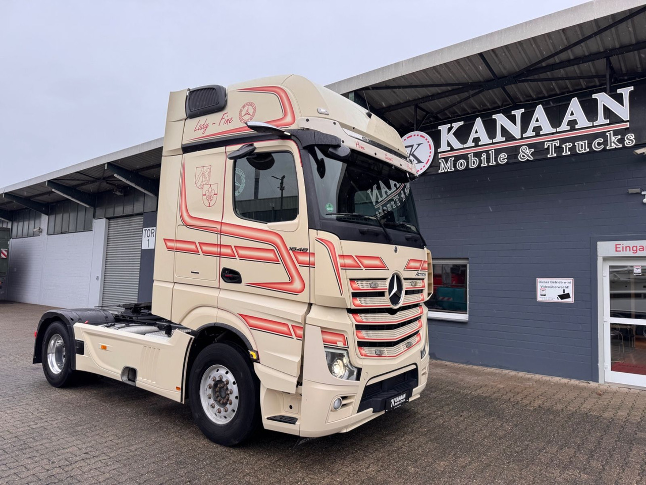 Mercedes-Benz 1848 LS Actros 5 GigaSpace Blatt/Luft - Cabeza tractora: foto 1 Mercedes-Benz 1848 LS Actros 5 GigaSpace Blatt/Luft - Cabeza tractora: foto 1